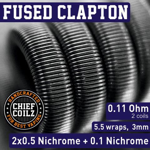 CHIEF COILZ Fused Clapton 0.11 Ohm (for RDA) - Vaporello.com