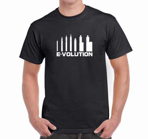 Evolution of Vaping Cotton Men's T-Shirt - Vaporello.com