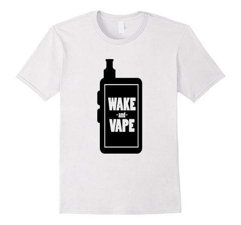Wake and Vape Cotton Men's T-Shirt - Vaporello.com
